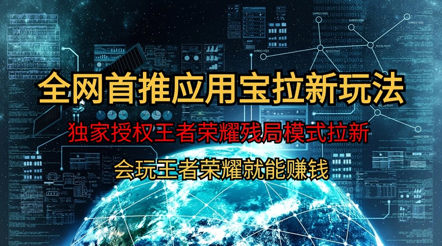 （9907期）【全网首发】腾讯应用宝王者荣耀残局模式拉新赛道，轻松日如1000+-木木源码网