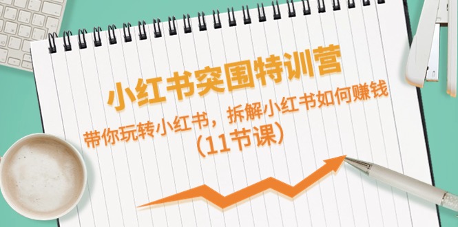 （10868期）小红书突围特训营，带你玩转小红书，拆解小红书如何赚钱（11节课）-木木源码网