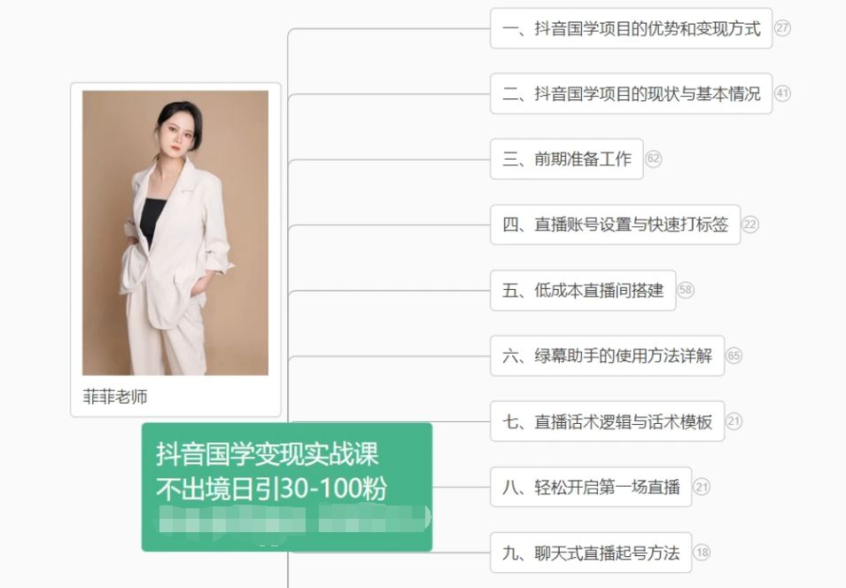 抖音国学变现项目：不出境日引30-100粉实战课程-中赚网_分享中创网创业资讯_最新网络项目资源-木木源码网