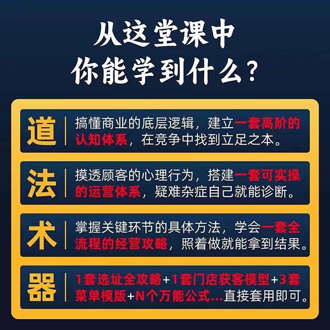 图片[2]-餐馆赢利实际操作方式：教大家如何开一家不断能挣钱的饭店（25节）-中创网_分享中创网创业资讯_最新网络项目资源