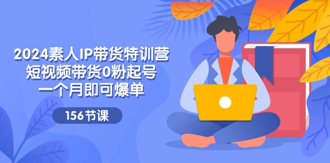 （11670期）2024素人IP带货特训营，短视频带货0粉起号，一个月即可爆单（156节）-木木源码网