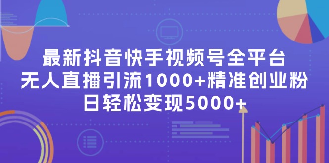 （11970期）最新抖音快手视频号全平台无人直播引流1000+精准创业粉，日轻松变现5000+-木木源码网